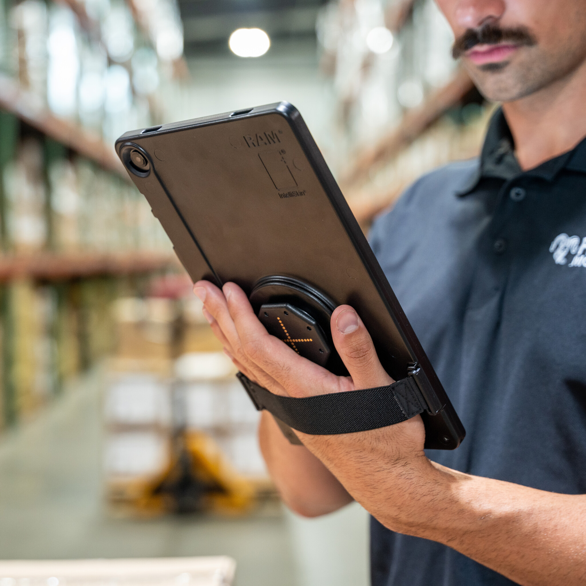 RAM MOUNT RAM-GDS-TC-HS2U RAM monteert GDS'« handband voor IntelliSkin's« Thin-Case?ó - Grote tablets