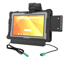 RAM-HOL-GE5PDU Soportes de RAM Soporte de ajuste (pestillo) para tableta robusta Getac ZX80 - Conector DC y USB-A de 5,5 mm