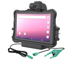 RAM-HOL-HON11PD2-DB9U RAM montiert den formanschlie▀enden Halter (Verriegelung) f³r das Honeywell ScanPal EDA10A Tablet im OEM-Schutz-Boot û 5,5 mm DC und doppelter USB-A/DB-Sub-Anschluss