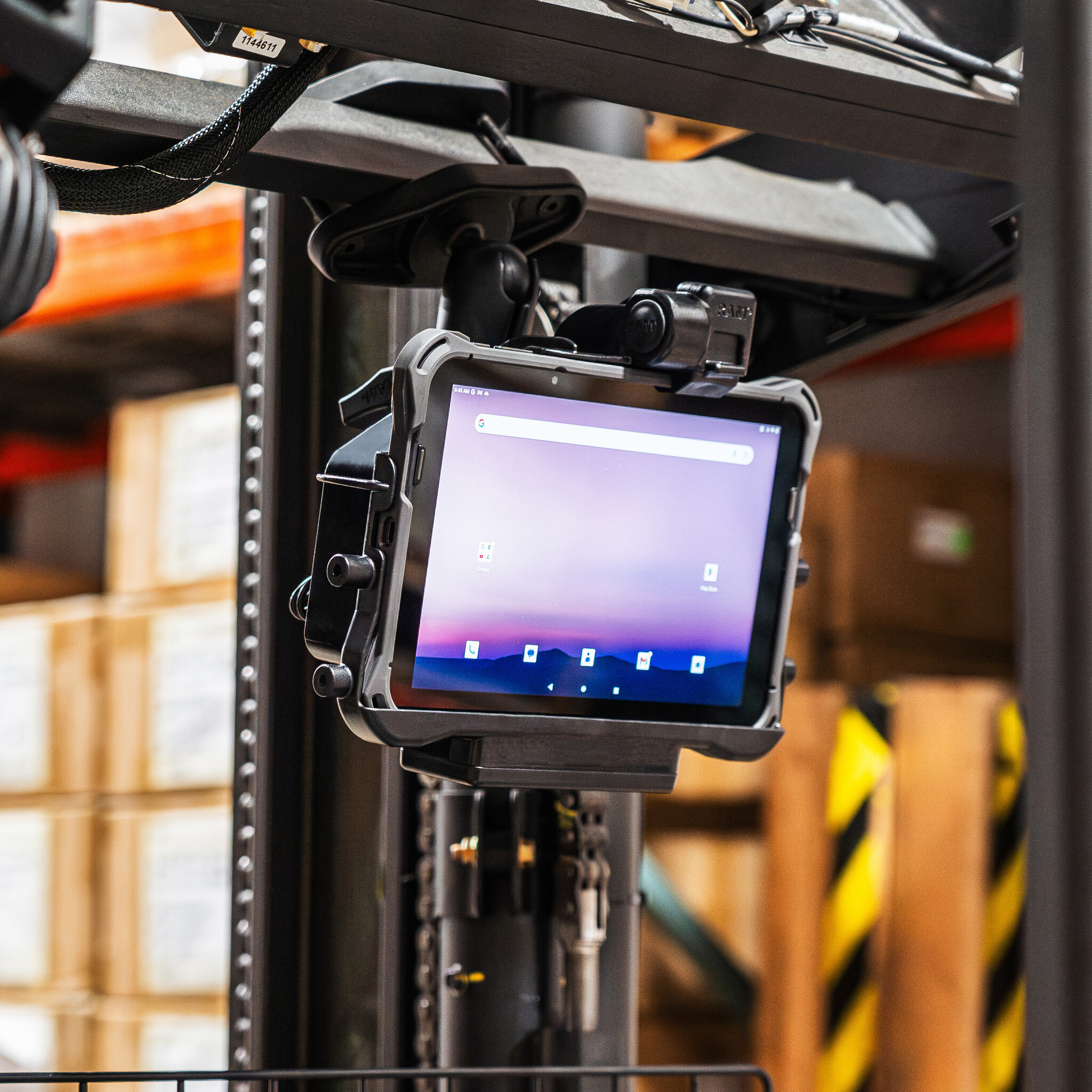 RAM MOUNT RAM-HOL-HON11PD2-DB9U RAM Mounts Form-Fit Holder (Latch) for Honeywell ScanPal EDA10A Tablet in OEM Protective Boot - 5.5mm DC & Dual USB-A/DB-Sub Connector