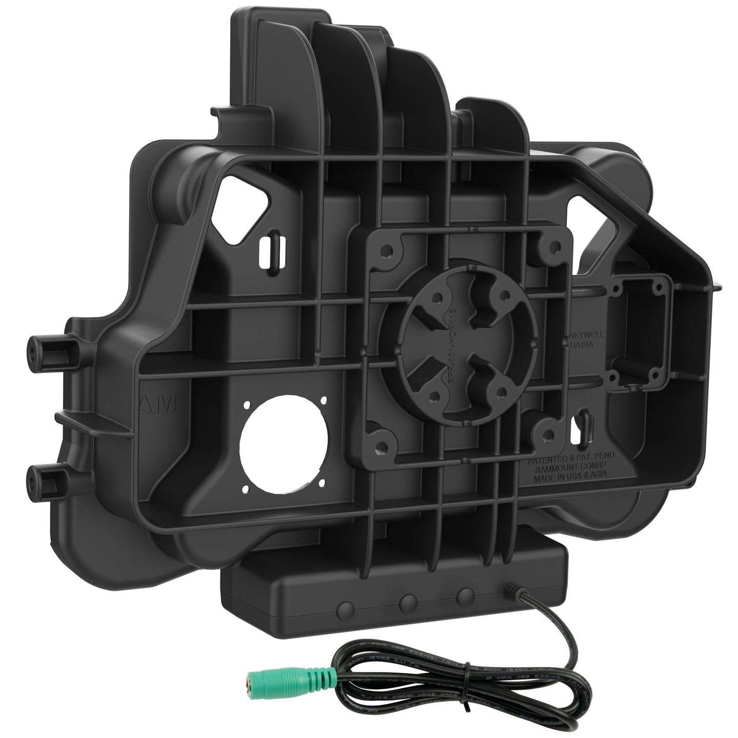 RAM MOUNT RAM-HOL-HON11PU RAM-monteert vormpassende houder (vergrendeling) voor Honeywell ScanPal EDA10A tablet in OEM beschermingsboot - 5,5mm DC-voeding
