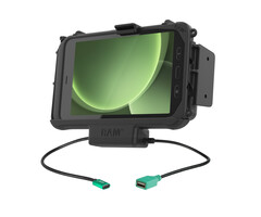 RAM-HOL-SAM60CPN-1AU RAM Mounts EZ-Roll'r Modular Holder for Samsung Tab Active3 & Active5 - In OEM/RAM Sleeve - USB-C & USB-A Connector