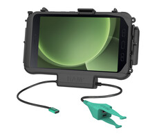 RAM-HOL-SAM60CPN-CAU RAM montiert EZ-Roll'r modularen Halter f³r Samsung Tab Active3 & Active5 û im OEM/RAM-Sleeve û USB-C & USB-C/A-Anschluss
