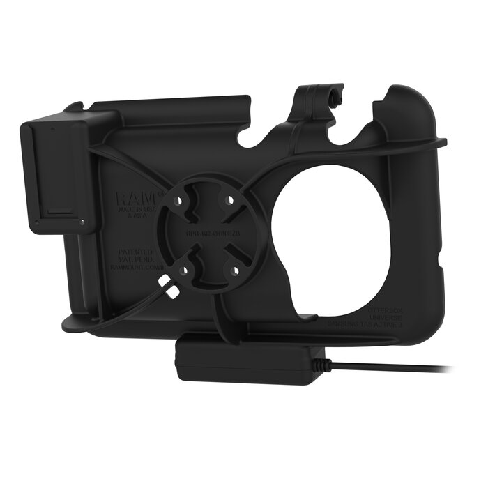 RAM MOUNT RAM-HOL-SAM60CP-OT1U RAM montiert EZ-Roll'r-Halter f³r Samsung Tab Active3 û im OtterBox uniVERSE-Gehõuse û USB-C-Anschluss