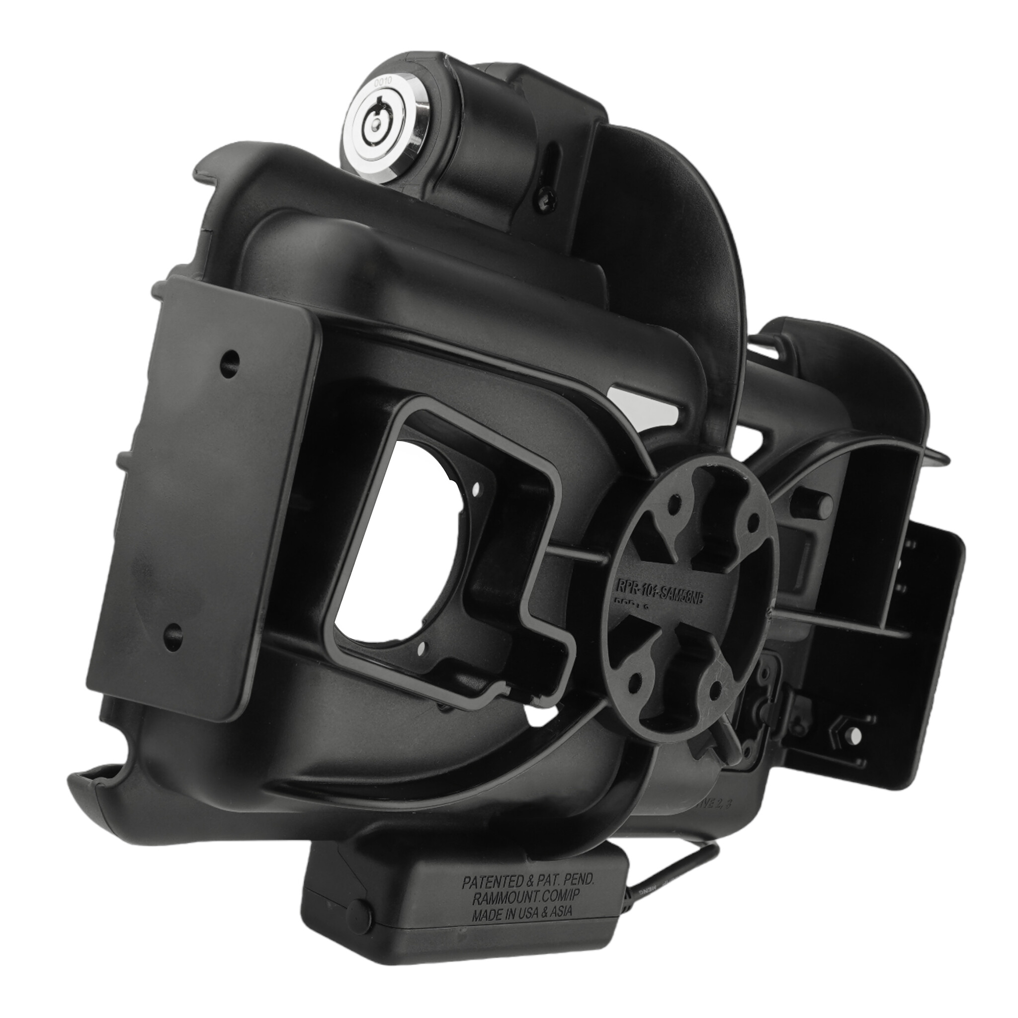 RAM MOUNT RAM-HOL-SAM58CPKLNU RAM-monteert modulaire vormpassende houder (sleutelvergrendeling) voor Samsung Tab Active3 & Active5 - in OEM/RAM-hoes - USB-C-connector