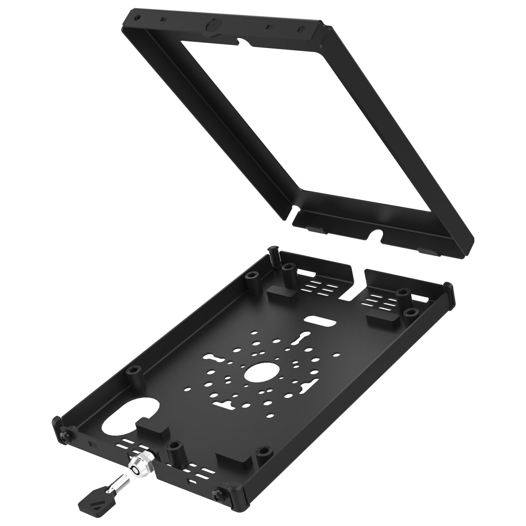 RAM MOUNT RAM-TE-AP36 Montaje de RAM en funda segura para Apple iPad mini (A17 Pro) y mini 6 - Cerradura con llave, patr¾n de varios agujeros
