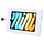 RAM-TE-AP36-GRY RAM Mounts Safe-Case? for Apple iPad mini (A17 Pro) & mini 6 - Key-Lock, several Hole Pattern, light gray