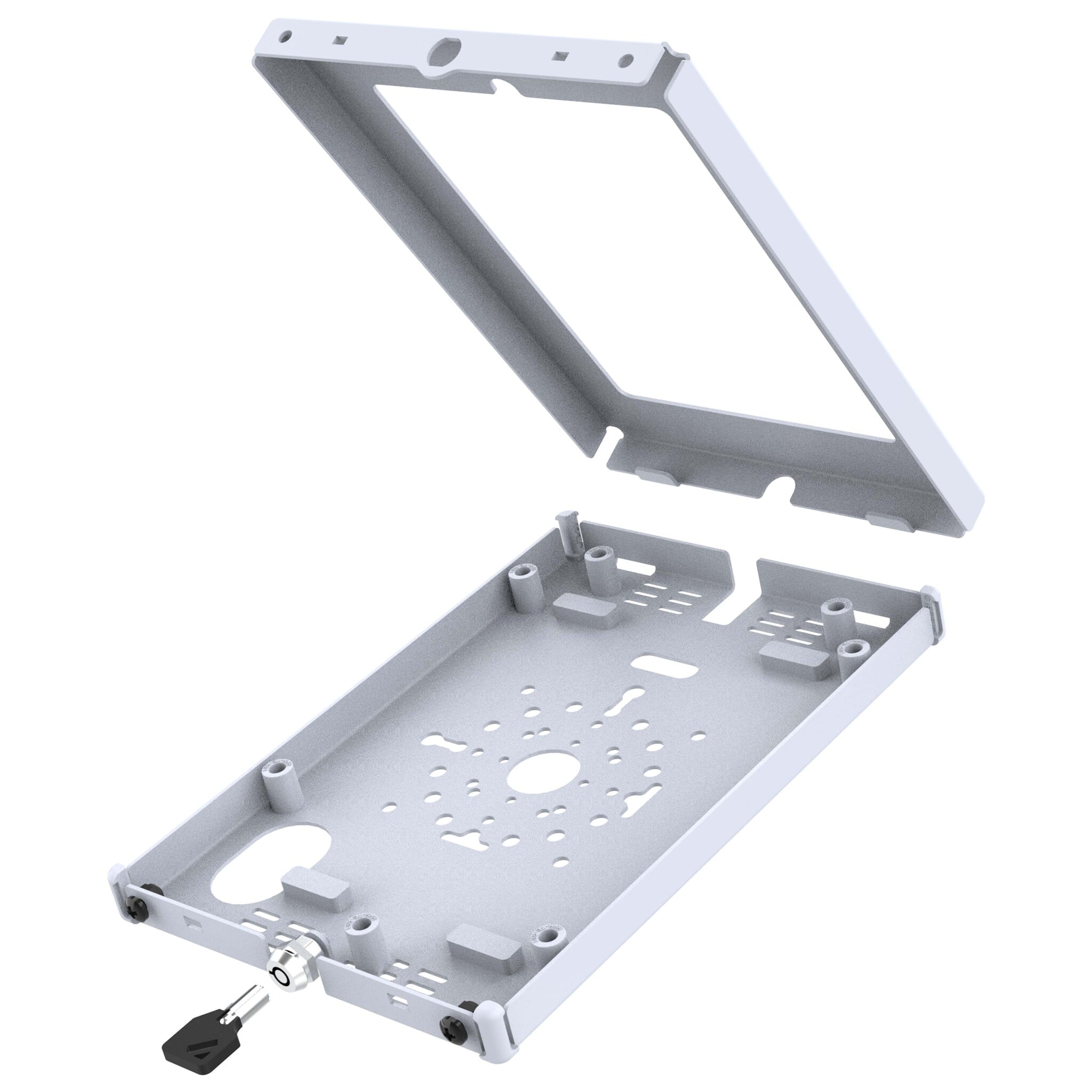 RAM MOUNT RAM-TE-AP36-GRY RAM Mounts Safe-Case? for Apple iPad mini (A17 Pro) & mini 6 - Key-Lock, several Hole Pattern, light gray