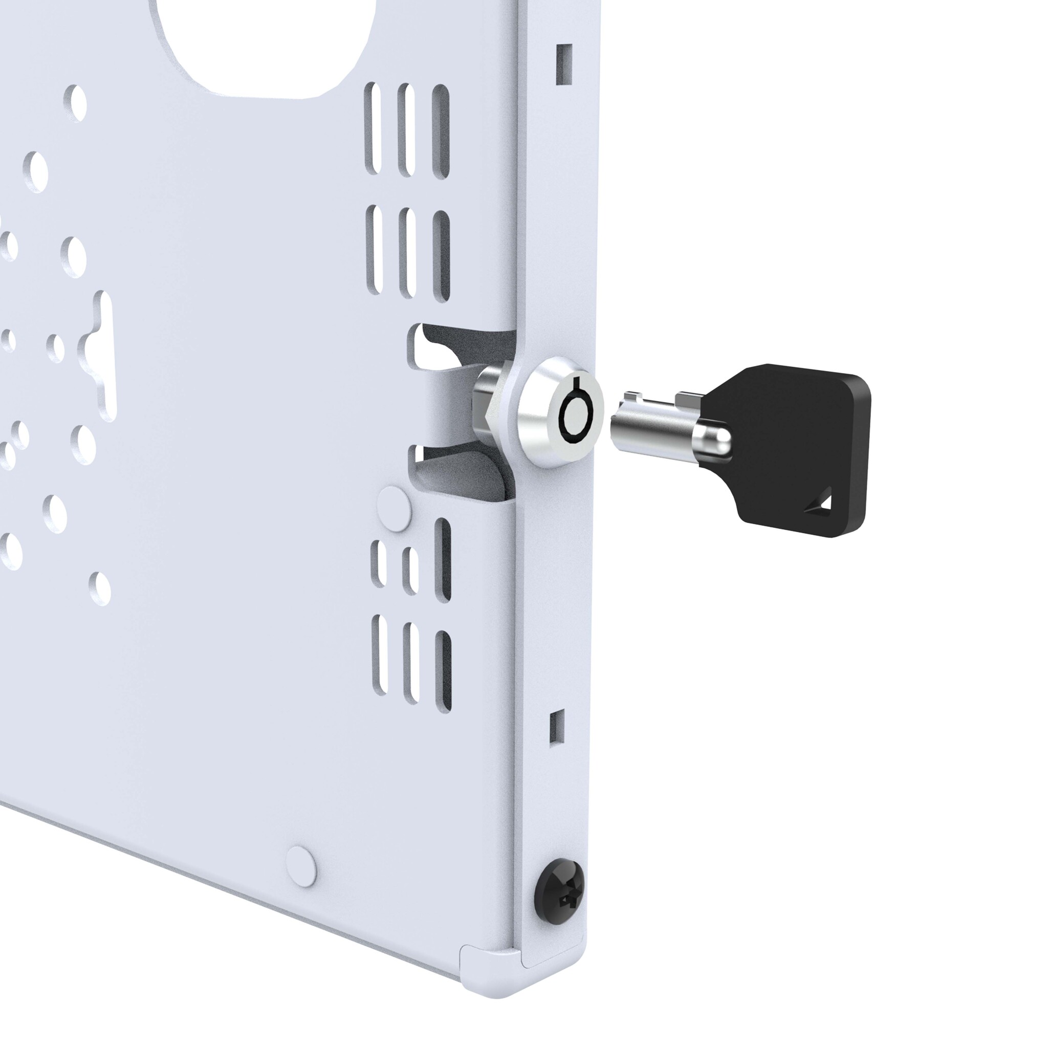 RAM MOUNT RAM-TE-AP36-GRY Supporti RAM Custodia di sicurezza? per Apple iPad mini (A17 Pro) e mini 6 - Key-Lock, diversi Hole Pattern, grigio chiaro