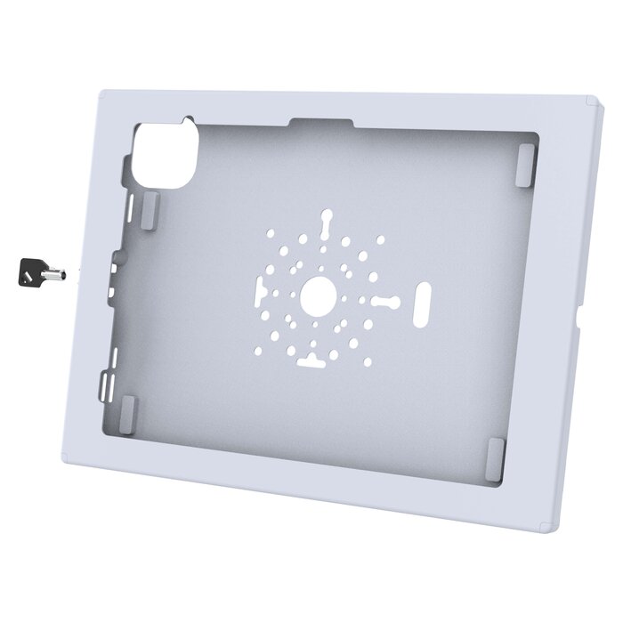 RAM MOUNT RAM-TE-AP47-GRY ┐Soportes de RAM en la caja segura? para iPad Pro 13 (M4), Air 13 (M2 y M3) y Pro 12.9 - Key-Lock, patr¾n de varios agujeros, gris claro