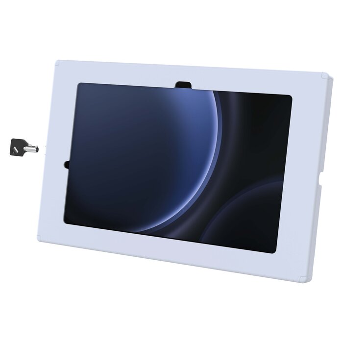 RAM MOUNT RAM-TE-SAM86-GRY Soportes de RAM Caja fuerte para Samsung Galaxy Tab S9 y S9 FE - Llave con cierre, patr¾n de varios agujeros, gris claro