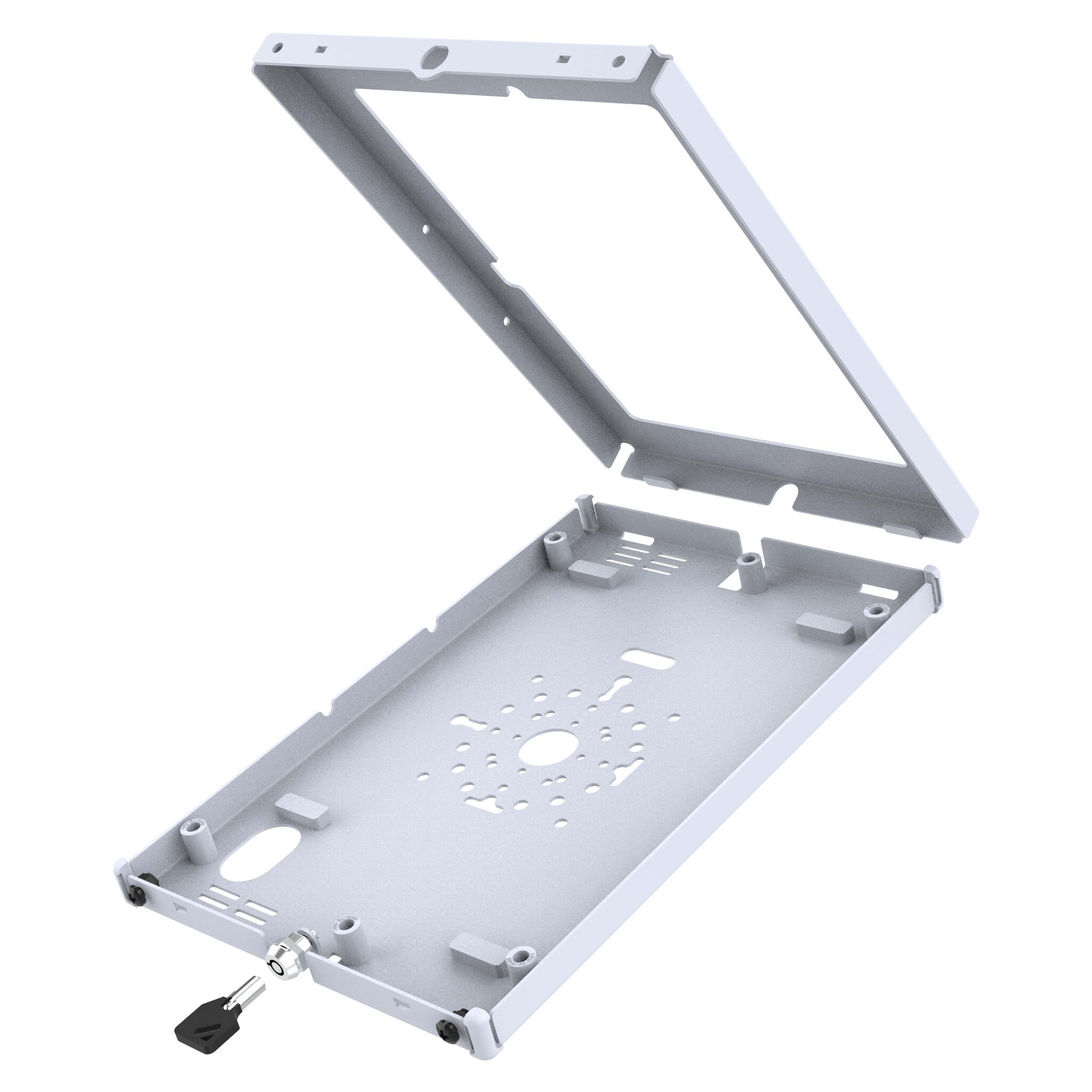 RAM MOUNT RAM-TE-SAM86-GRY RAM Mounts Safe-Case for Samsung Galaxy Tab S9 & S9 FE - Key-Lock, several Hole Pattern, light gray