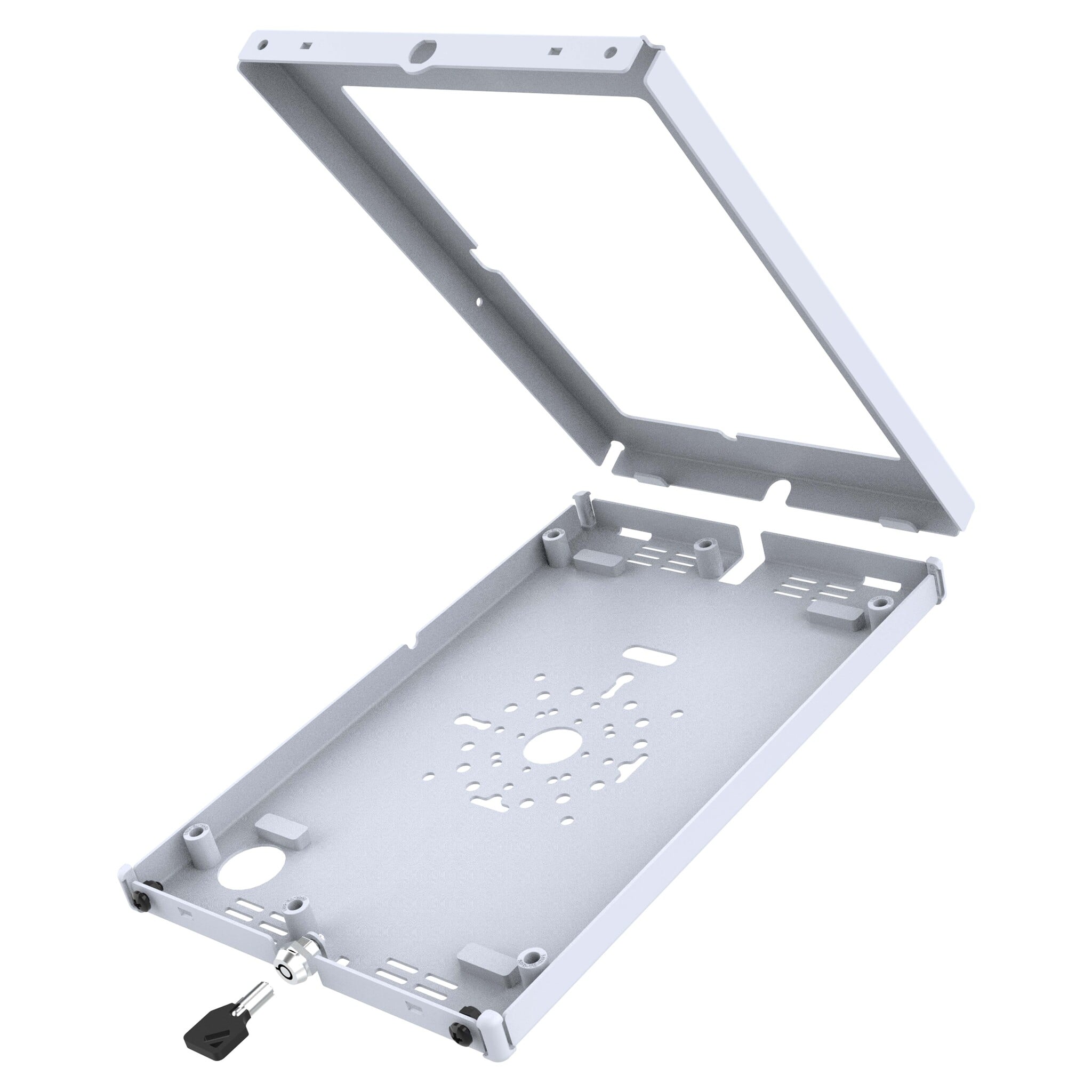 RAM MOUNT RAM-TE-SAM88-GRY Soportes de RAM en funda segura para Samsung Galaxy Tab A9+ - Cerradura con llave, patr¾n de varios agujeros, gris claro