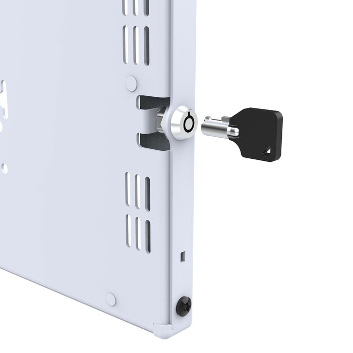 RAM MOUNT RAM-TE-SAM88-GRY RAM Mounts Safe-Case for Samsung Galaxy Tab A9+ - Key-Lock, several Hole Pattern, light gray