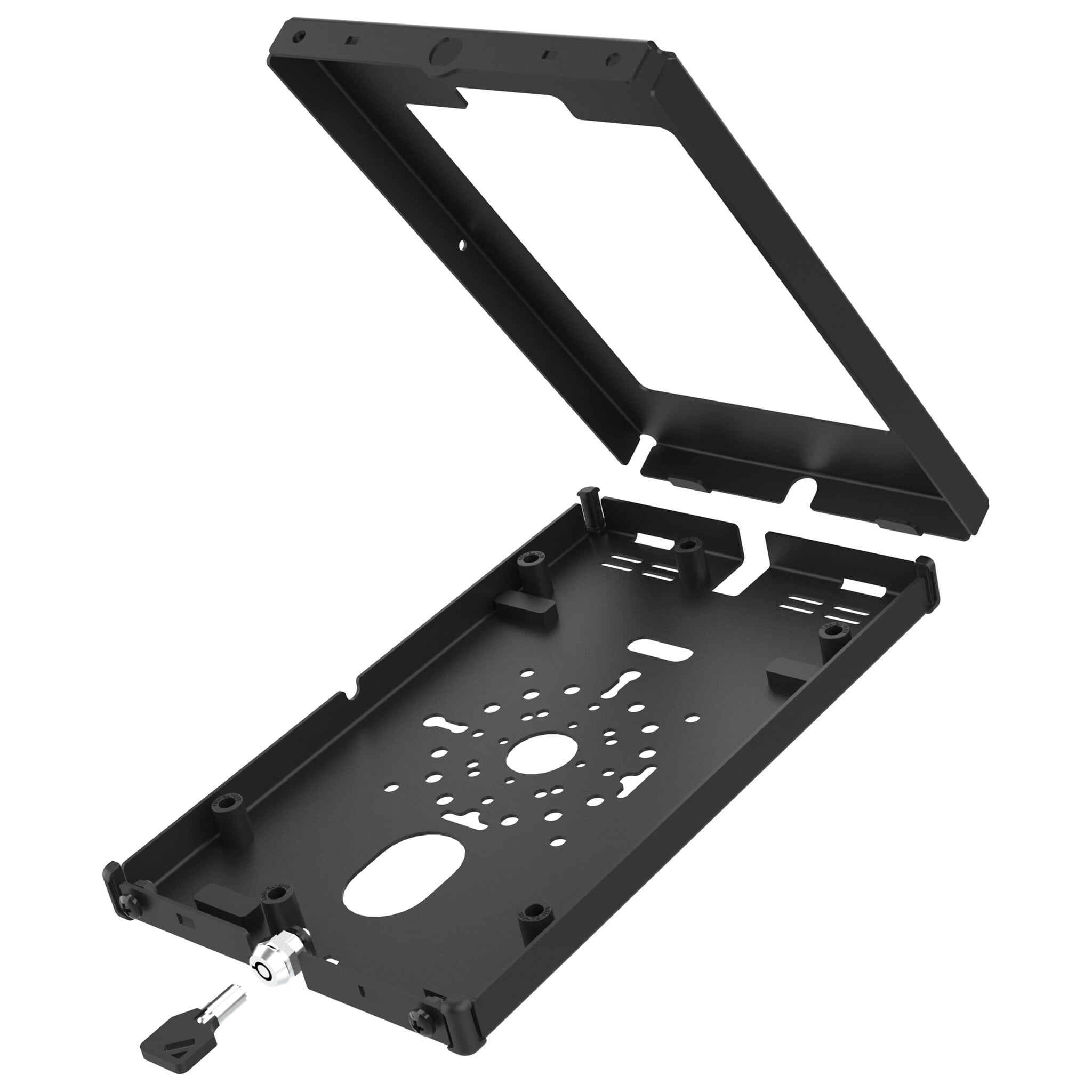 RAM MOUNT RAM-TE-SAM99 Montajes de RAM Caja fuerte para Samsung Tab Active5 & 3 - Cerradura con llave, patr¾n de varios agujeros