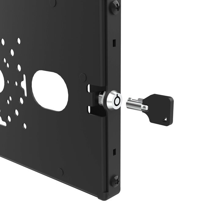 RAM MOUNT RAM-TE-SAM99 Montajes de RAM Caja fuerte para Samsung Tab Active5 & 3 - Cerradura con llave, patr¾n de varios agujeros
