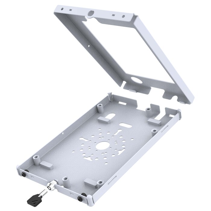 RAM MOUNT RAM-TE-ZE20-GRY RAM-mounts safecase voor Zebra ET4x 8' tablet - Key-lock, meerdere gatenpatroonen, lichtgrijs
