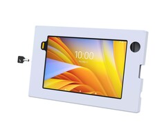 RAM-TE-ZE21-GRY Montaggi RAM Custodia di sicurezza per tablet Zebra ET4x 10' - Serratura a chiave, pattern a pi¨ fori, grigio chiaro