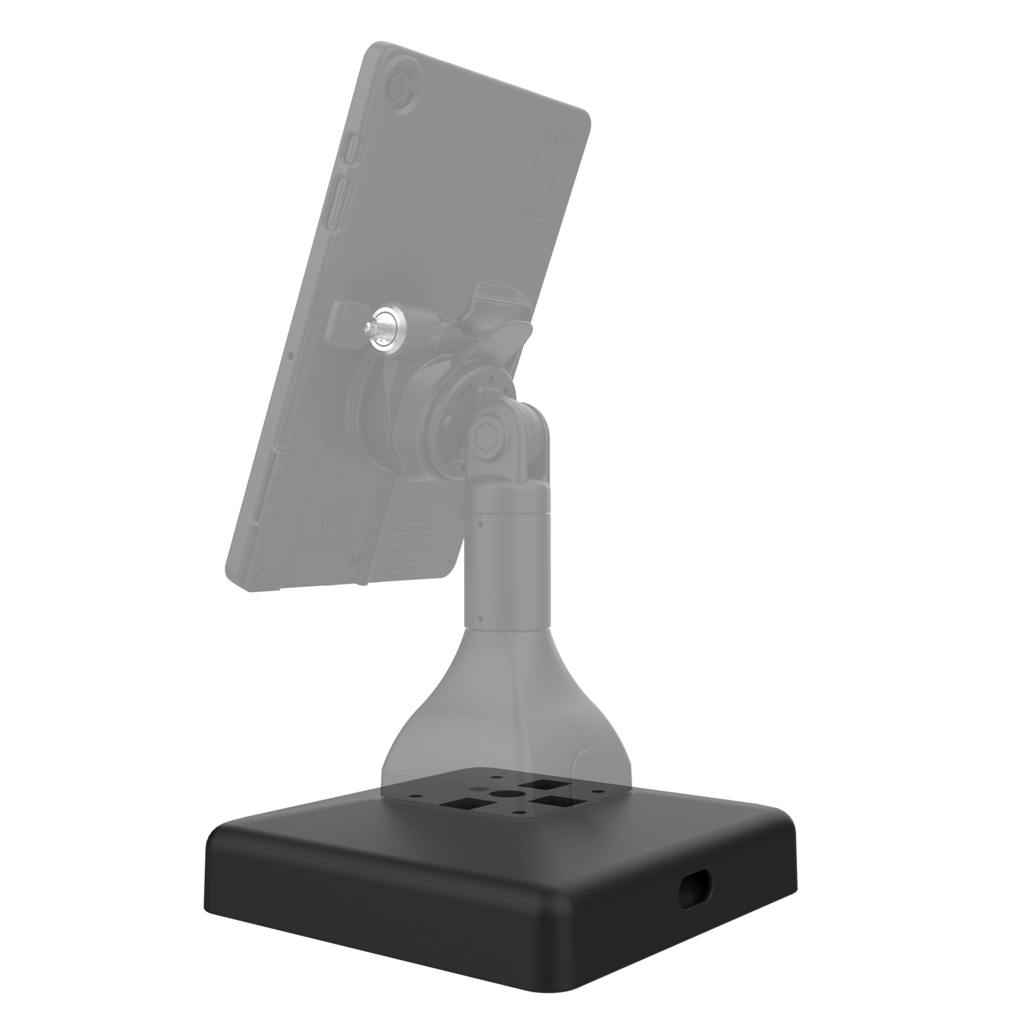 RAM MOUNT RAP-251-2U RAM-Montage beschwerte Plattformbasis mit 4-Loch-Muster f³r GDS-Pedestal-Docks« û 9' x 9'