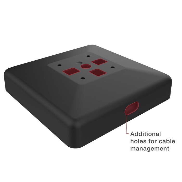RAM MOUNT RAP-251-2U RAM monte, base de plateforme lestÚe avec motif Ó 4 trous pour les quais GDS« sur piÚdestal - 9' x 9'