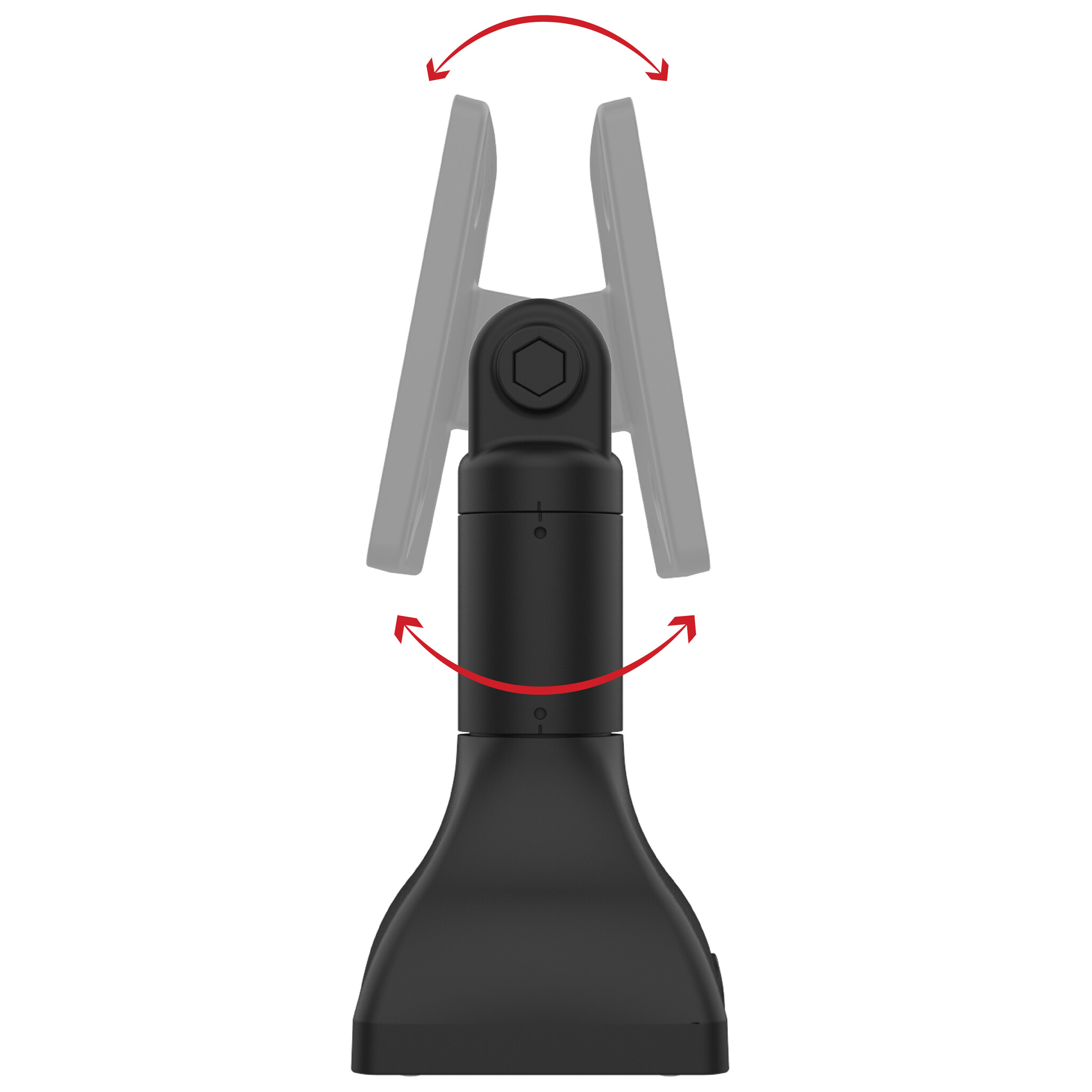 RAM MOUNT RAP-D11-7-V100 RAM montiert 7' Sockelmontage mit 100 mm und 75 mm VESA-Mustern