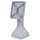 RAP-D11-7-V100-GRY RAM Mounts 7' Pedestal Mount with 100mm & 75mm VESA Patterns - light gray