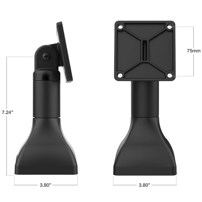 RAM MOUNT RAP-D11-7-V75 RAM-Montage 7' Sockellager mit 75-mm-VESA-Muster