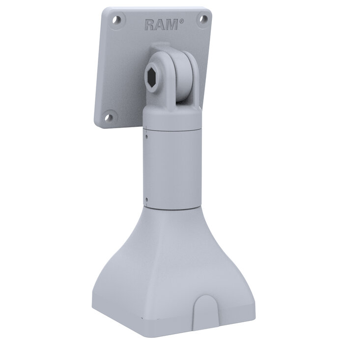 RAM MOUNT RAP-D11-7-V75-GRY RAM monta un piedistallo da 7' con modello VESA da 75 mm - grigio chiaro