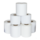 56157-10759 Rotgli di ricevute, Heipa, Carta termica, 57 mm, 40 mm, 12,7 mm, EC-Cash, bianco