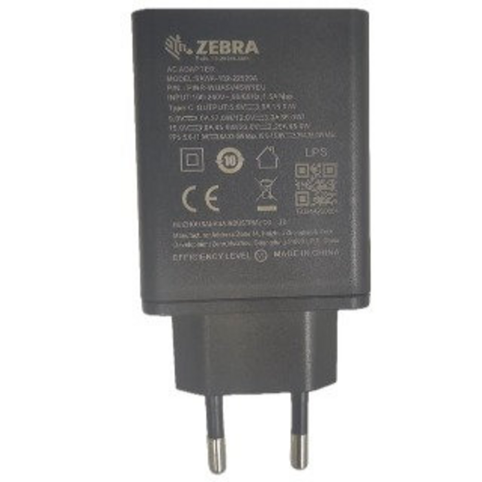 Zebra PWR-WUA5V45W1EU Zebra Wall Adapter, USB-C, EU