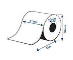 EPSON Etichette, Epson, Carta Normale, Etichetta ad alta luciditÓ, L: 51 mm, Tes: 33 mm, D: 95 mm, C: 40 mm