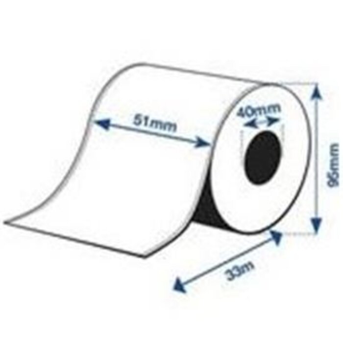 EPSON 7113752 Etiketten, Epson, normales Papier, Hochglanzetikett, W: 51 mm, H: 33 mm, D: 95 mm, C: 40 mm