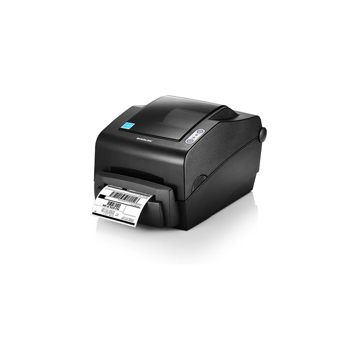 BIXOLON Bixolon SLP-TX403, 12 punti/mm (300 dpi), EPL, ZPLII, USB, USB Host, RS232, Ethernet, grigio scuro, 64 MB RAM / 128 MB Flash