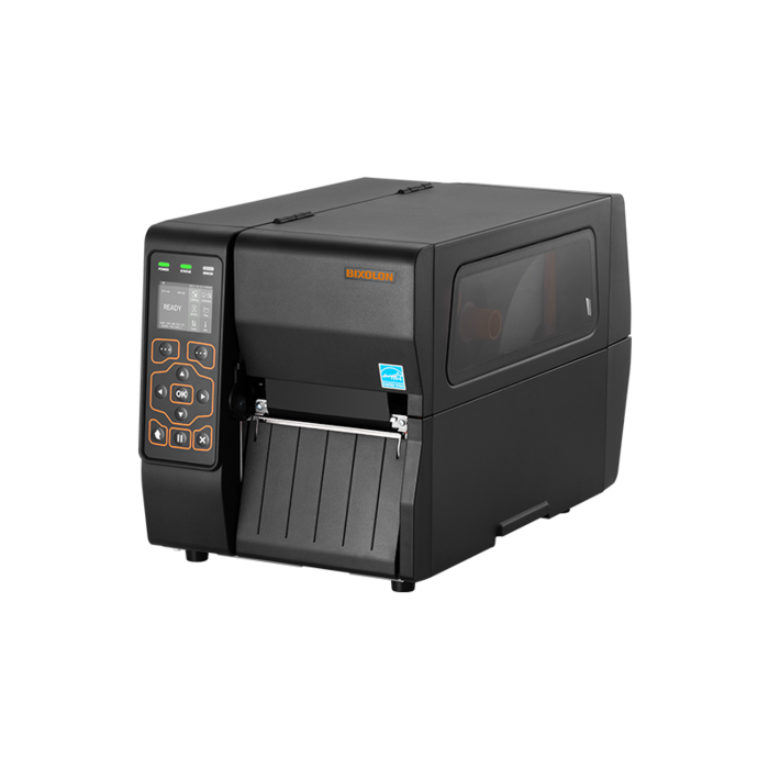 BIXOLON Bixolon XT3-40, 8 punti/mm (203 dpi), spellicolatore, riavvolgimento, display, USB, USB Host, RS232, Ethernet, 128 MB RAM / 128 MB Flash
