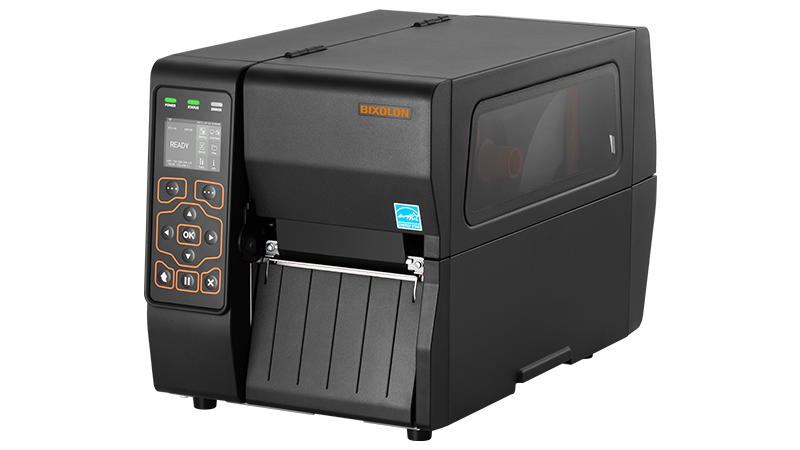 BIXOLON XT3-409/BEG Bixolon XT3-40, 8 dots/mm (203 dpi), peeler, rewind, display, USB, USB Host, RS232, Ethernet