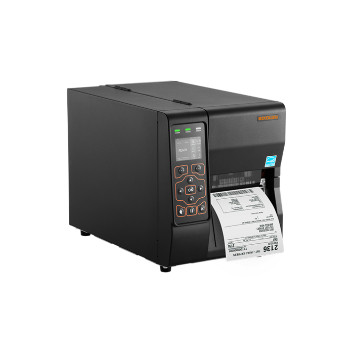 BIXOLON Bixolon XT3-40, 8 punti/mm (203 dpi), spellicolatore, riavvolgimento, display, USB, USB Host, RS232, Ethernet, 128 MB RAM / 128 MB Flash