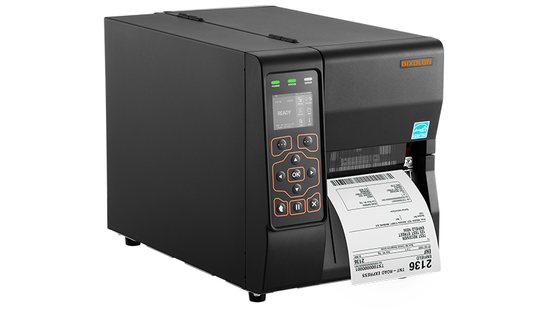 BIXOLON Bixolon XT3-40, 8 punti/mm (203 dpi), spellicolatore, riavvolgimento, display, USB, USB Host, RS232, Ethernet, 128 MB RAM / 128 MB Flash