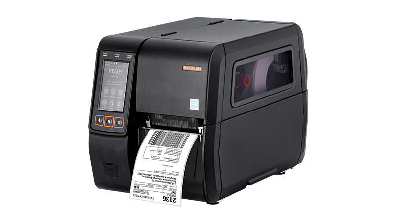 BIXOLON XT5-40NS/BEG Bixolon XT5-40, 8 dots/mm (203 dpi), disp. (kleur), RTC, USB, USB Host, RS232, Ethernet, zwart