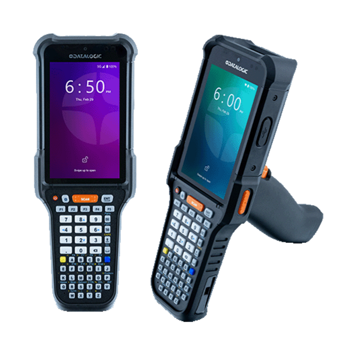 DATALOGIC 946600010 Datalogic Falcon X60, 4,3''-Display, 2D-Standard-Reichweiten-Imager, 53-Tasten-Tastatur, kabelloses Laden, Pistolengriff, Wi-Fi 6E, 8 GB RAM, 128 GB Flash, Android, IP65/IP68, MIL-STD 810H.