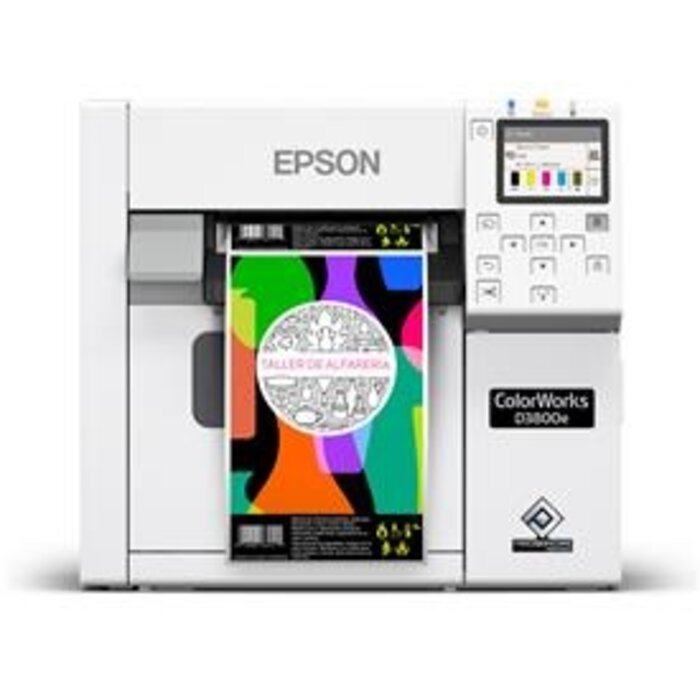 EPSON Epson ColorWorks D3800e, USB, Ethernet, wit, 108 mm