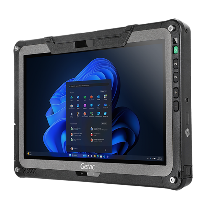 GETAC Getac F110G7, HF RFID, 2D, 29, 5 cm (11, 6''), Projektiertes Kapazitiv, Full HD, RFID, Kamera, Frontkamera, USB, BT, WLAN, Intel Core i5, SSD, IP66