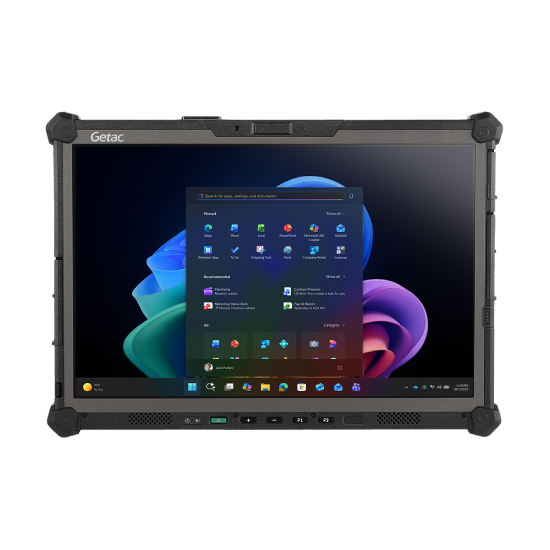 GETAC GX6776WI1DSX Getac G140, RFID HF, 35,5 cm (14 pouces), RFID, appareil photo, caméra frontale, USB, USB-C, Bluetooth, Ethernet, Wi-Fi 7, Ryzen AI 7 350, SSD, Windows 11 Professionnel