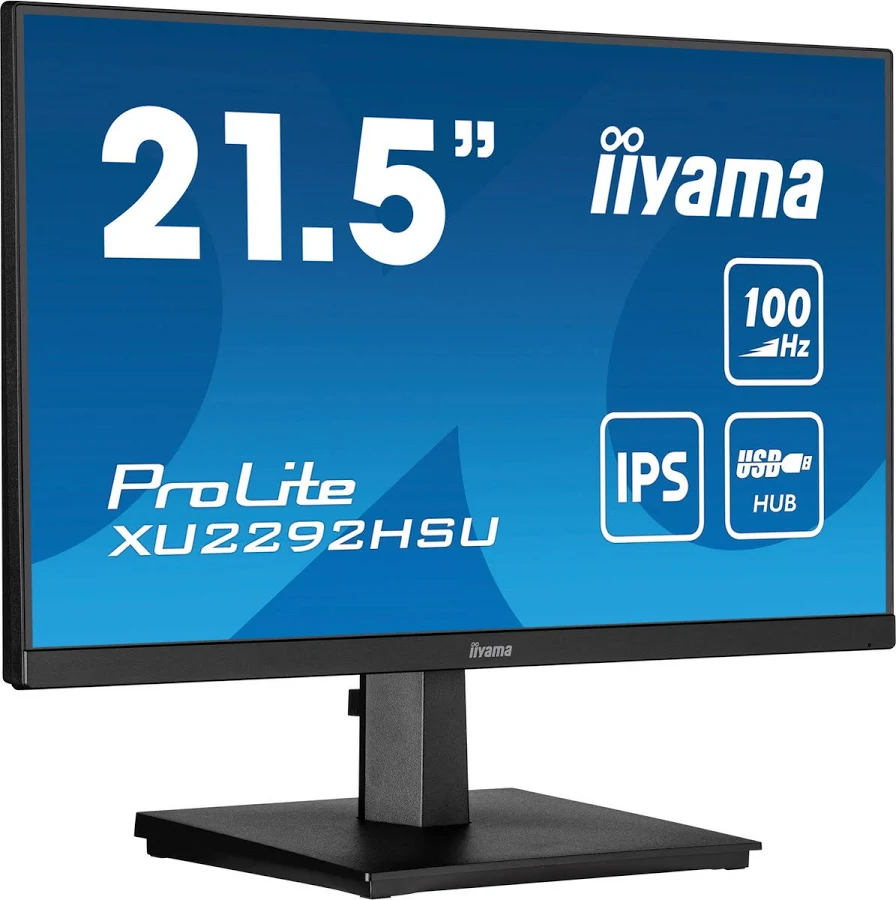 IIYAMA XUB2293HSU-W7 iiyama ProLite XUB22/XB22/B22, 54,6 cm (21,5''), Full HD, USB, kit (USB), wit