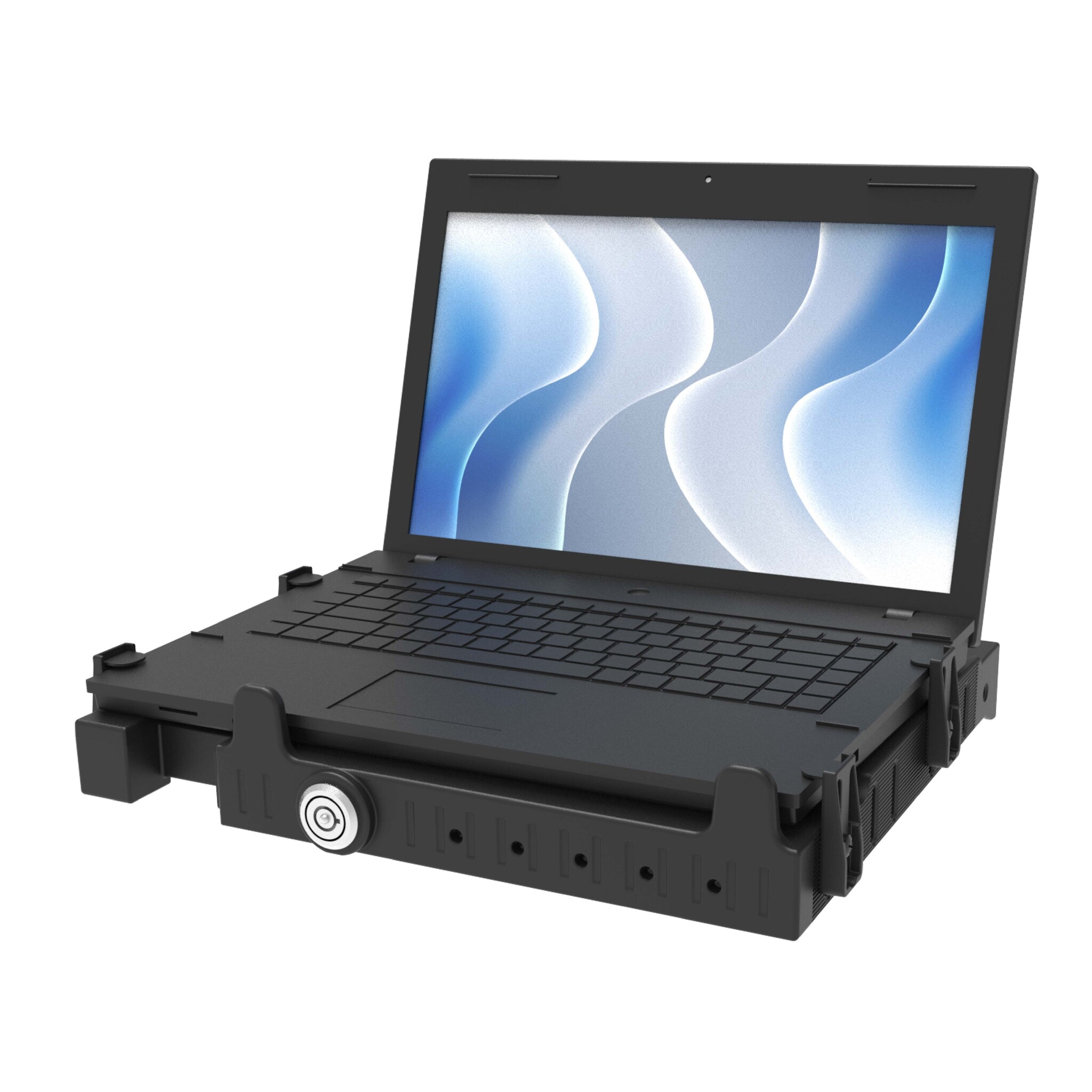 RAM MOUNT RAM-234-7 RAM-mounts Tough-tray? III veerbelaste laptoptray - voor de meeste laptops van 10'-17', 4-gats AMPS-aansluiting