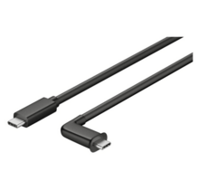 RAM MOUNT USB-C to USB-C Cable - Quater-turn Plug with IP54 Protection, Cable Length 150 mm