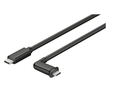 RAM MOUNT 560034 USB-C naar USB-C kabel - Quater-turn stekker met IP54-bescherming, kabellengte 150 mm