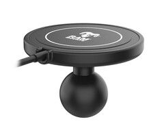 RAP-B-202-AP-MAG-1-W2MU Adattatore per pallone RAM Mounts con caricatore wireless RAM Qi2 da 15 W - Pallacanestro (1')