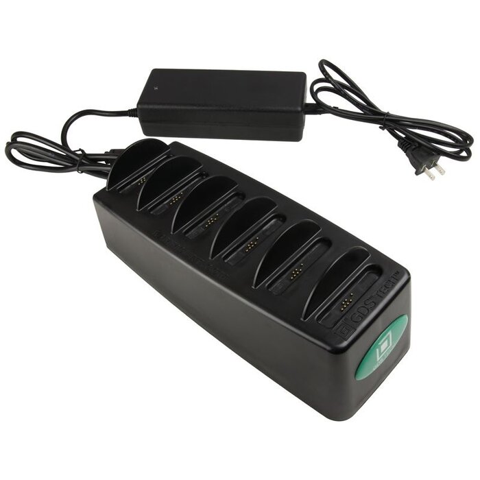 RAM MOUNT RAM-GDS-DOCK-6G1PD-NGU Base de conexión RAM Mounts de 6 puertos con alimentación GDS y suministro de energía para tabletas y smartphones - Con funda protectora IntelliSkin Next Gen