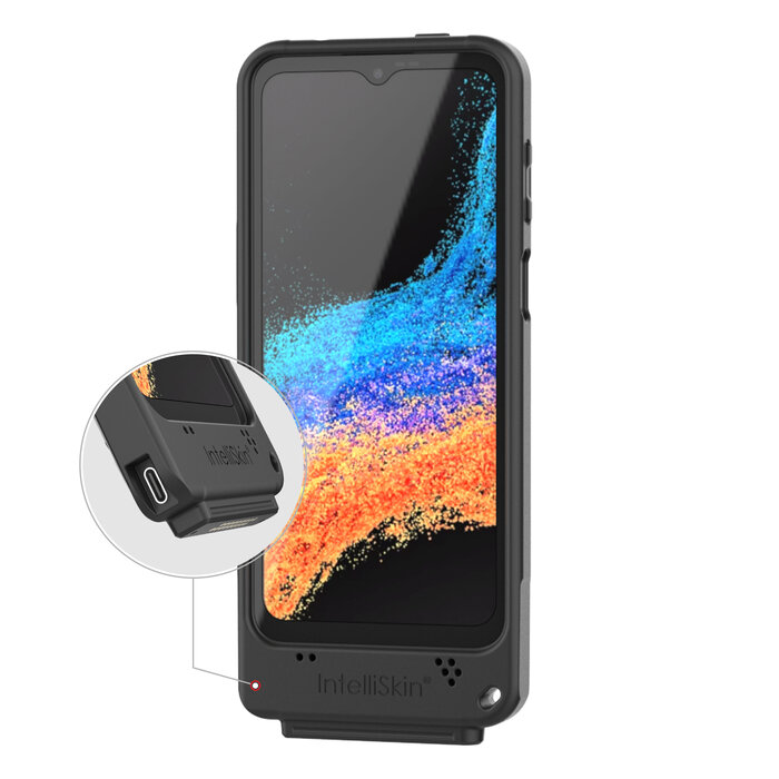 RAM MOUNT RAM-GDS-SKIN-SAM84-C Supports RAM IntellýSkin pour Samsung Galaxy XCover7 Pro et 6 Pro - Port USB-C (externe) - GDS-Technology