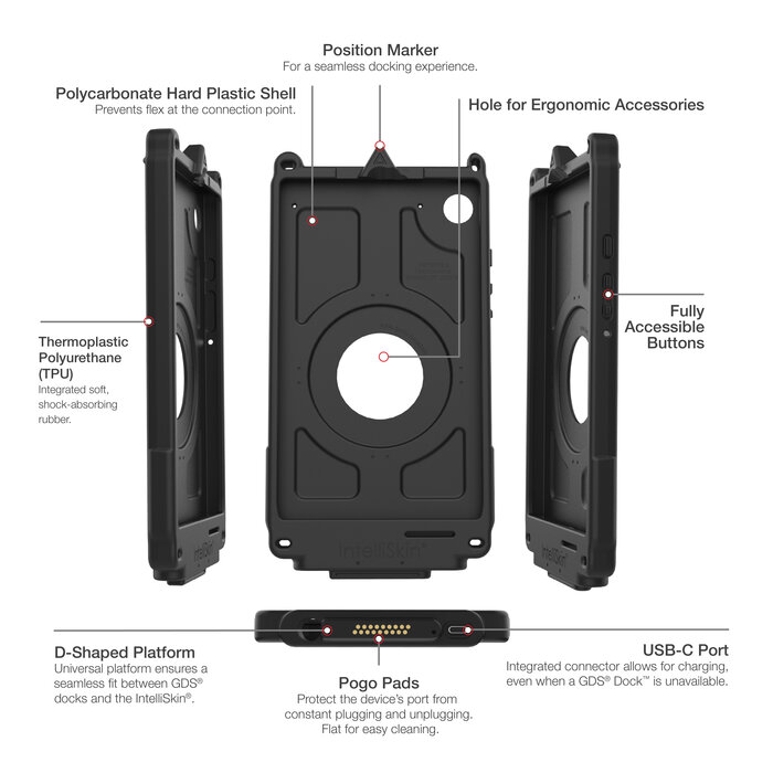 RAM MOUNT RAM-GDS-SKIN-SAM95-NG RAM Mounts IntellýSkin Next Gen for Samsung Galaxy Tab A9 - GDS-Technology